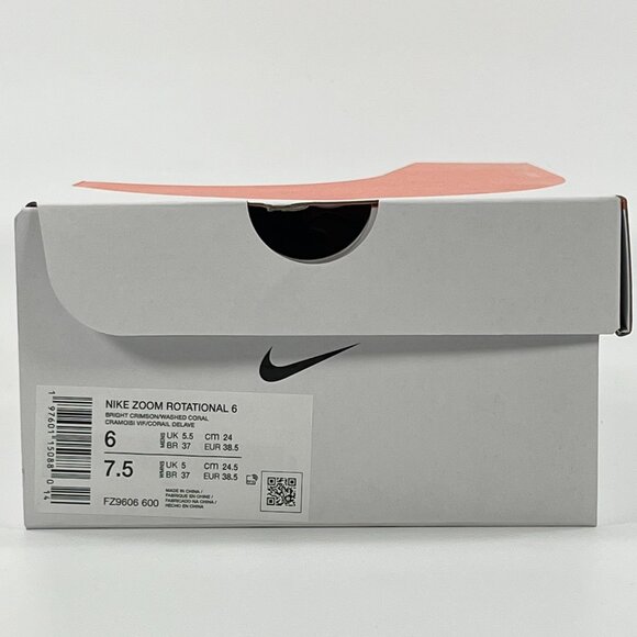 Nike Zoom Rotational 6  \'Bright Crimson\' FZ9606-600 Track size 6 Men / 7.5 Women